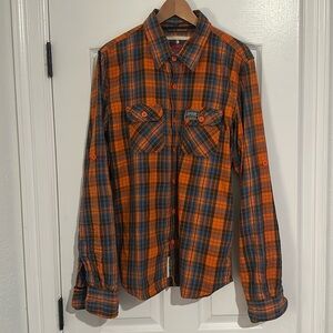 Superdry plaid shirt - size XL